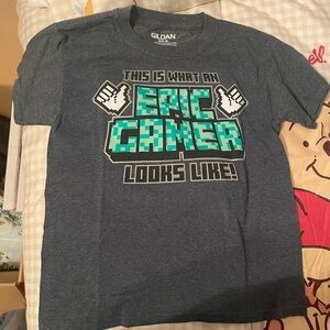 Gildan Charcoal Kids T-Shirt